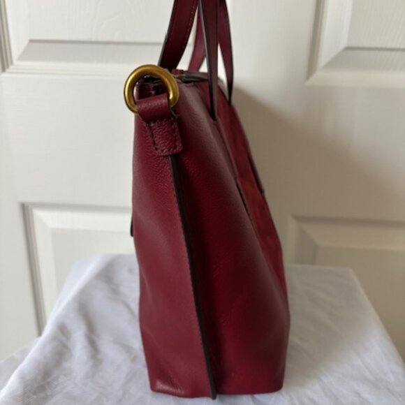 Fossil Skylar Satchel Red Velvet - Picture 3 of 14